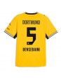 Moški Nogometna dresi replika Borussia Dortmund Ramy Bensebaini #5 Domači 2026-27 Kratek rokav Moški Nogometna dresi replika Borussia Dortmund Ramy Bensebaini #5 Domači 2026-27 Kratek rokav